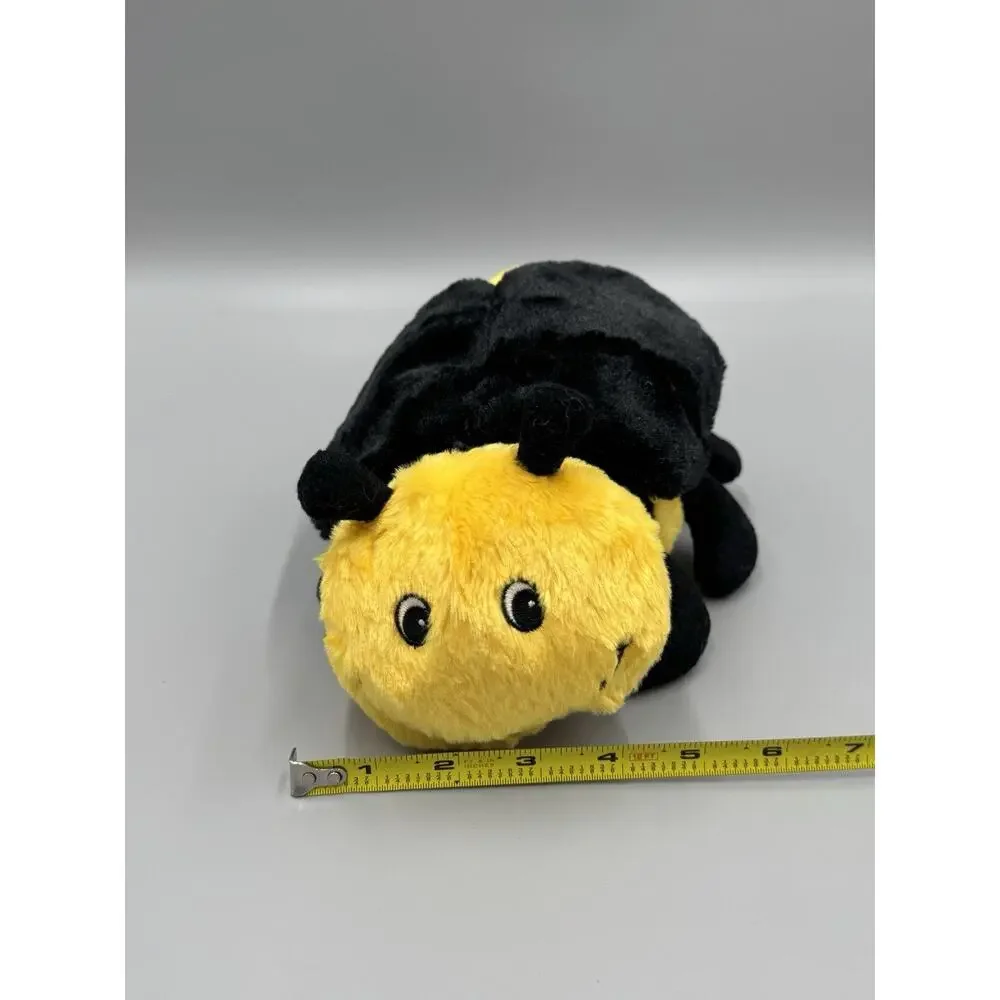 Unipak Bumblebee Yellow Black Striped Plush 8” Stuffed Animal
